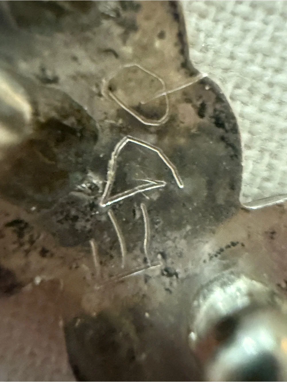 Vintage Sterling Silver Zuni Pin Inlay Brooch Pendant Hummingbird